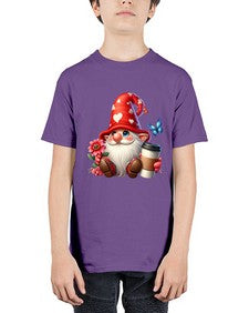 gnome with butterfly 12# - gnome - Youth Tee Unisex