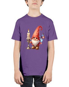 gnome with butterfly 16# - gnome - Youth Tee Unisex