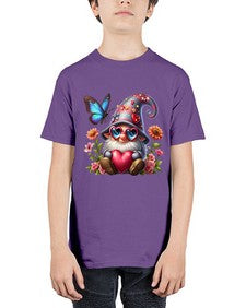 gnome with butterfly 17# - gnome - Youth Tee Unisex