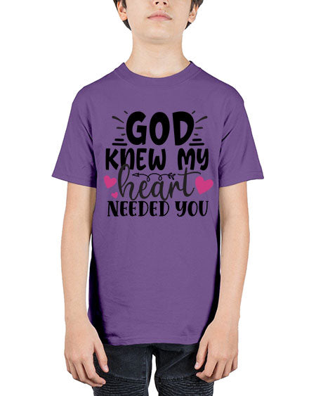 god knew my heart needed you Style 83# - baby - Youth Tee Unisex