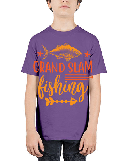 grand salm fishing 12# - shark-fish - Youth Tee Unisex