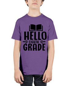 hello eighth grade 256# - eighth grade - Youth Tee Unisex