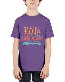 hello fifth grade 259# - fifth grade - Youth Tee Unisex