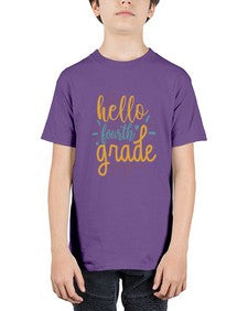 hello fourth grade 283# - fourth grade - Youth Tee Unisex