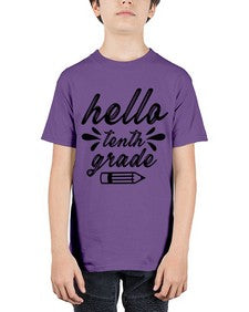 hello tenth grade 338# - tenth grade - Youth Tee Unisex