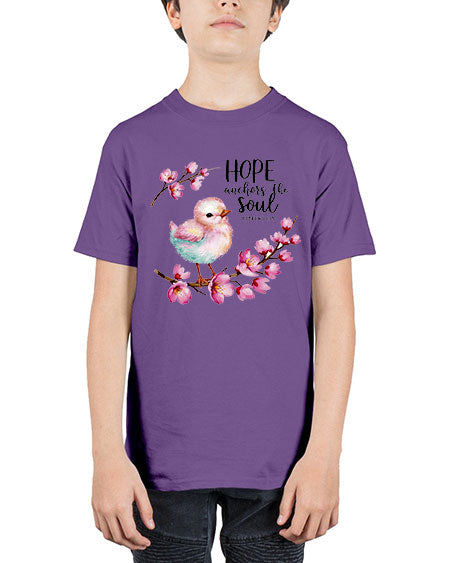 hope anchors the soul 41# - birds - Youth Tee Unisex