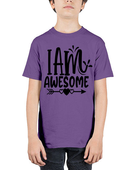 i am awesome Style 19# - autism - Youth Tee Unisex