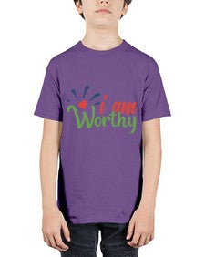 i am worthy Style 97# - motivation - Youth Tee Unisex