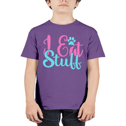 i eat stuff Style 82# - dogs - Youth Tee Unisex