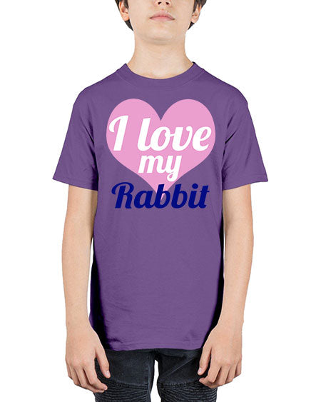 i love my rabbit - rabbit - Youth Tee Unisex