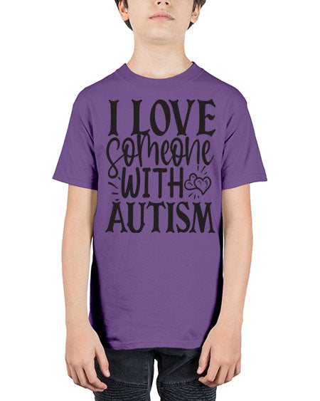i love someone with autism 665# - autism - Youth Tee Unisex