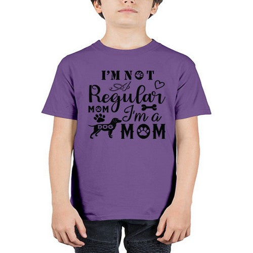 i m not a regular mom i m a dog mom 191# - dogs - Youth Tee Unisex