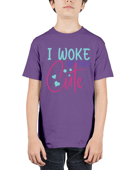 i woke up this cute Style 114# - baby - Youth Tee Unisex
