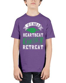 if it has a heartbeat 1180# - vegan - Youth Tee Unisex