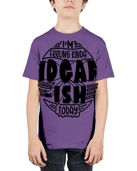 im feeling kinda idgafish today 10# - shark-fish - Youth Tee Unisex
