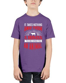 it takes nothing away from a human 283# - vegan - Youth Tee Unisex