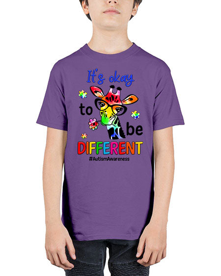 its ok to be diffent 2# - autism - Youth Tee Unisex