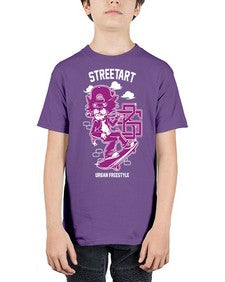 lets skate 724# - art pop art - Youth Tee Unisex