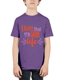 livin that nineth garde life 497# - nineth grade - Youth Tee Unisex