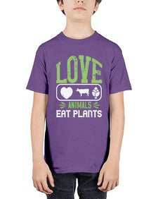 love animals eat plants 321# - vegan - Youth Tee Unisex