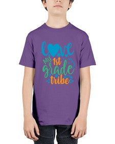 love my first grade tribe 519# - first grade - Youth Tee Unisex
