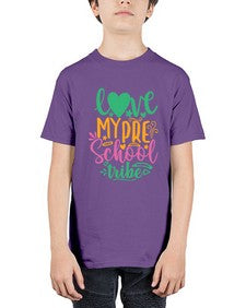 love my pre school tribe 521# - prek headstart - Youth Tee Unisex