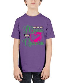mama unicorn 292# - unicorn - Youth Tee Unisex