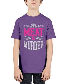 meat is murder 334# - vegan - Youth Tee Unisex