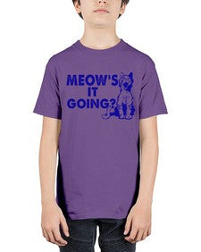 meows its going - cats - Youth Tee Unisex