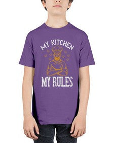 my kitchen my rules 353# - cooking - Youth Tee Unisex
