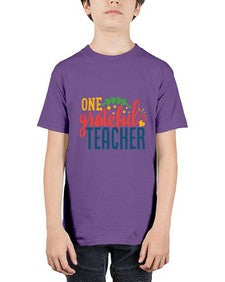 one grateful teacher Style 321# - teacher - Youth Tee Unisex