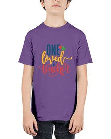one loved teacher Style 323# - teacher - Youth Tee Unisex