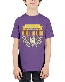 parents play the biggest role in our development 534# - parents day - Youth Tee Unisex