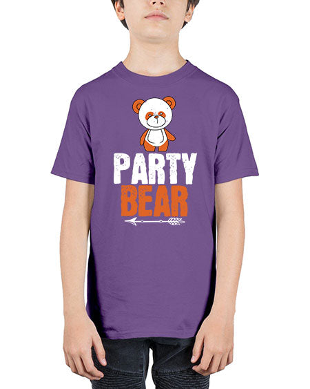 party bear 225# - bears - animals - Youth Tee Unisex