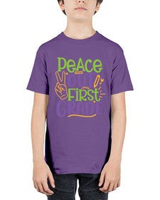 peace out first grade 624# - first grade - Youth Tee Unisex