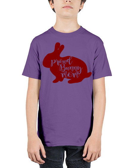 proud bunny mom - rabbit - Youth Tee Unisex