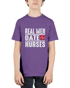 real men date nurses 1348# - nurse - Youth Tee Unisex