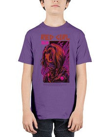 red girl feuaf 1012# - art pop art - Youth Tee Unisex