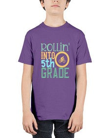 rollin into fifth grade 775# - fifth grade - Youth Tee Unisex
