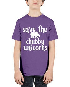 save the chubby unicorns 382# - unicorn - Youth Tee Unisex