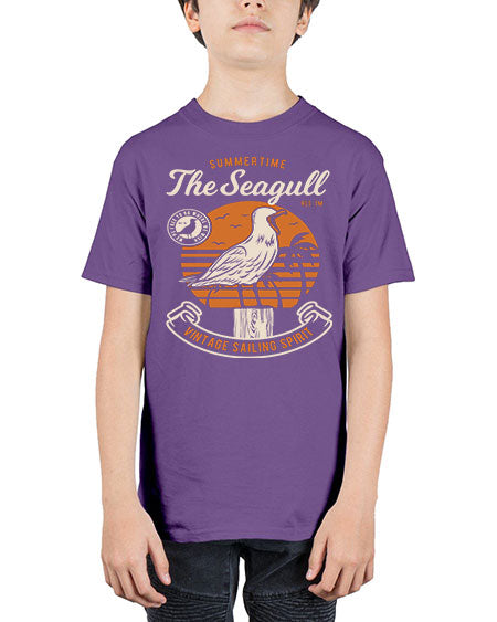 seagul bird 69# - birds - Youth Tee Unisex