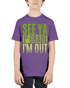 see ya first grade im out 841# - first grade - Youth Tee Unisex