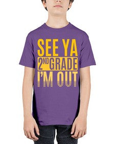 see ya second grade im out 843# - second grade - Youth Tee Unisex