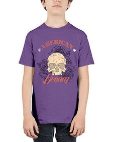 skullrose 1070# - skull and bones - Youth Tee Unisex