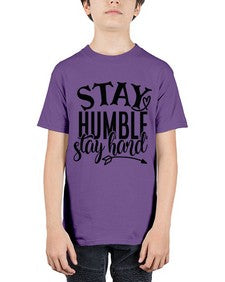 stay humble stay hard Style 71# - motivation - Youth Tee Unisex