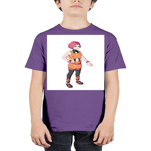 street girl wear orange outfit16# - anime - Youth Tee Unisex
