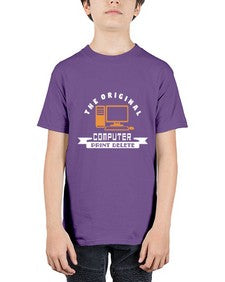 the original computer print delete 12# - computer - Youth Tee Unisex