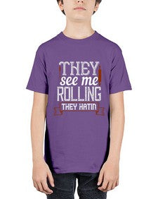 they see me rolling they hatin 427# - cooking - Youth Tee Unisex