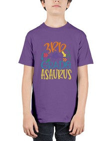 third grade asaurus 948# - third grade - Youth Tee Unisex