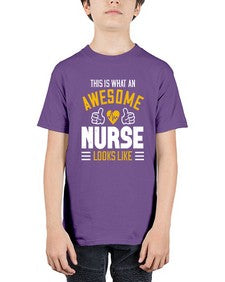 this is what an awesome Style 1548# - nurse - Youth Tee Unisex